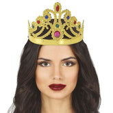 NessiWorld GoldColorPlasticPrincessCrownQueenCrown60cm